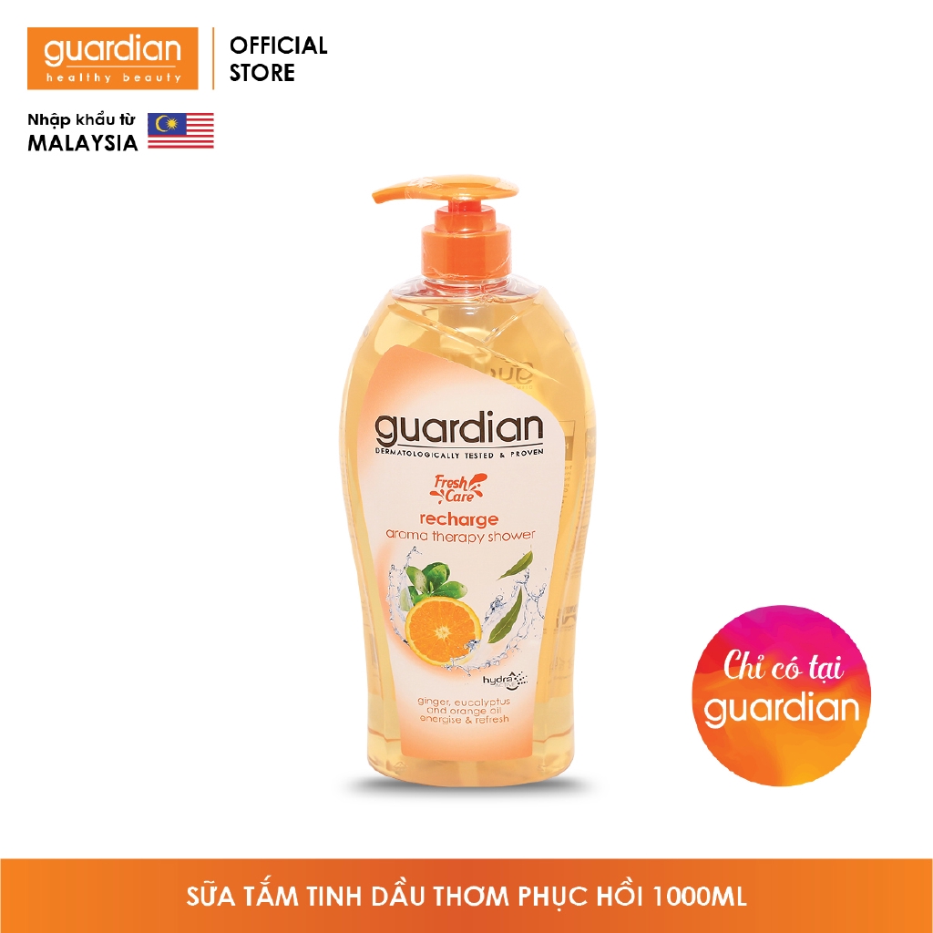 Sữa tắm Guardian tinh dầu thơm phục hồi năng lượng Recharge 1000ml | BigBuy360 - bigbuy360.vn