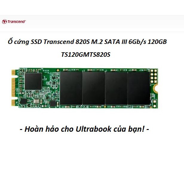 Ổ cứng SSD Transcend 820S M.2 SATA III 6Gb/s 120GB - TS120GMTS820S