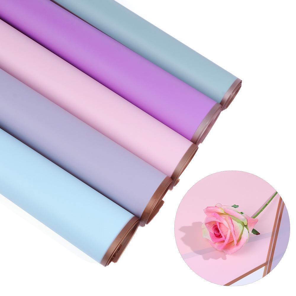 YEW 20 Tờ / Gói Quà Bằng Giấy Dày Viền Vàng Chống Nước