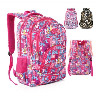 Balo cặp sách học sinh tiểu học phong cách Hàn Quốc họa tiết dễ thương