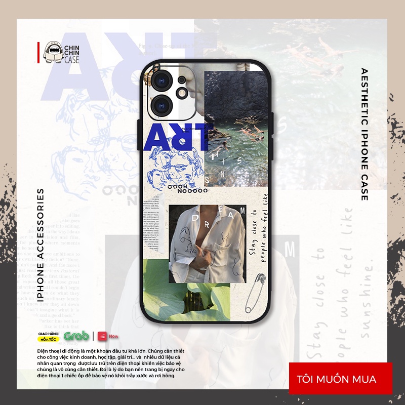 Vỏ ốp iPhone Silicon viền vuông Art 191-192 cho iPhone 6pl/6s/6spl/7/7pl/8/8pl/x/xs/11/12/13/14/pro/max - Chinchincase