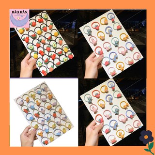 Dât cột tóc dễ thương cho bé - Dây buộc tóc hình trái cây phong cách Hàn Quốc cho bé