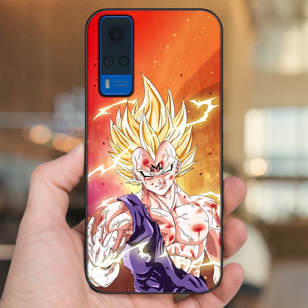 Ốp lưng Vivo Y51 2020, Y53s viền đen in hình Vegeta Dragon Ball