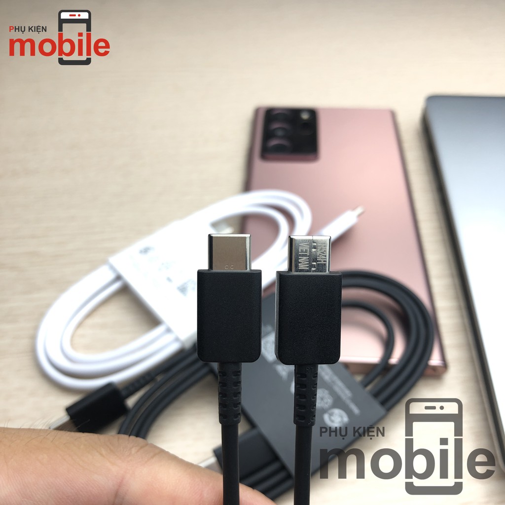 Cáp sạc siêu nhanh type C Samsung s21,s21+,s21ultra - Type C to Type C