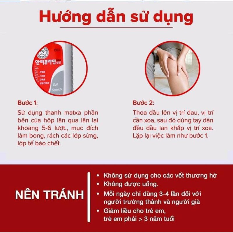 DẦU NÓNG HÀN QUỐC CHÍNH HÃNG #ANTIPHLAMINE