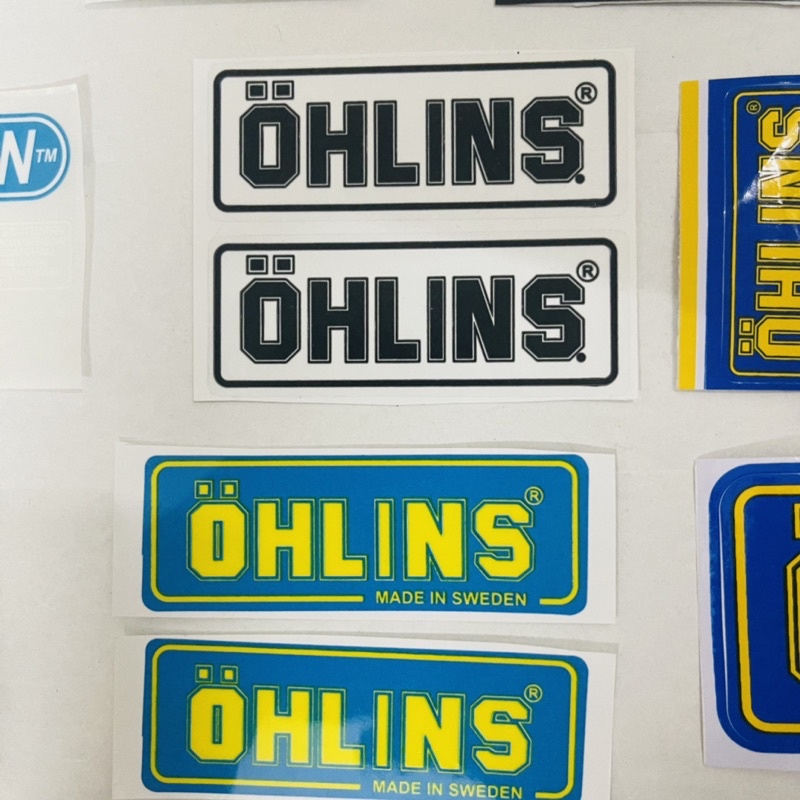 Tem lẻ dán phuộc xe ohlins yss rcb nitron ….