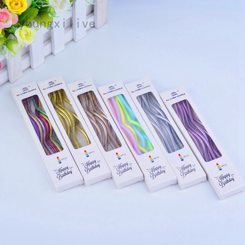 Nến Trang Trí Bánh Sinh Nhật Nhiều Màu Sắc Sáng Tạo