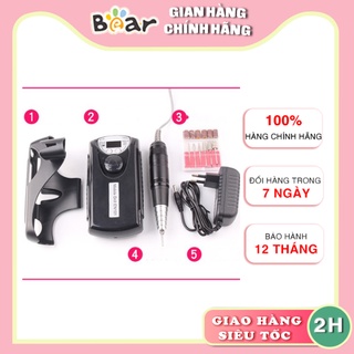 Máy mài móng tay nail tích điện bếp nhà bear en-101