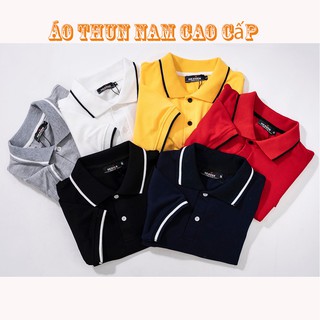 { Hàng có BIG SIZE 85 KG } áo thun nam POLO chất liệu vải dày dặn phong cách Hàn Quốc