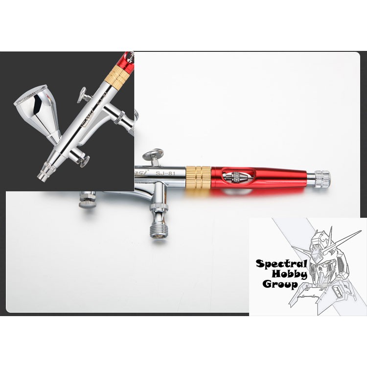 Bút sơn mô hình Pen Airbrush 0.3mm Double Action SJ81 SJ-81
