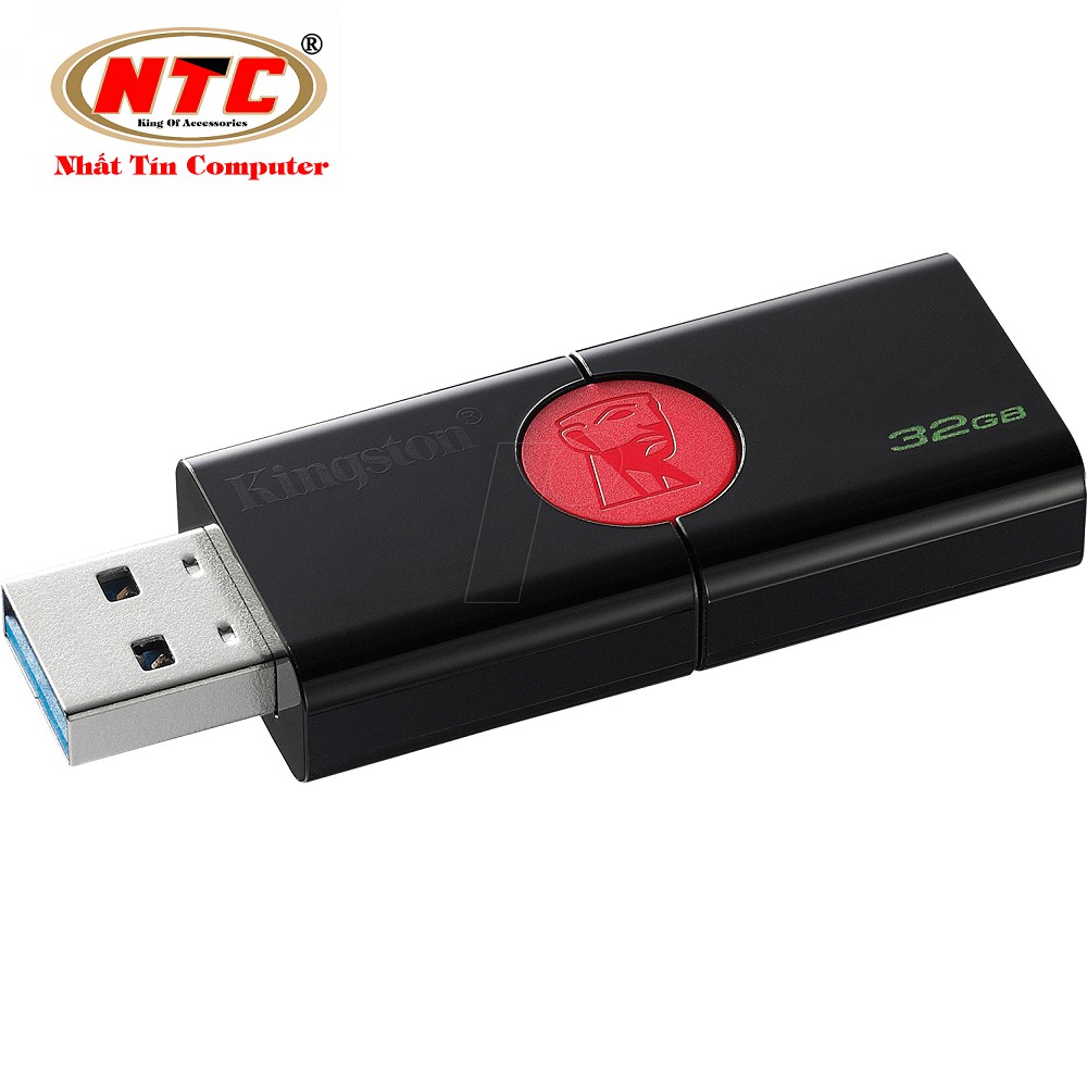 USB 3.0 Kingston DataTraveler DT106 32GB (Đen đỏ) | BigBuy360 - bigbuy360.vn