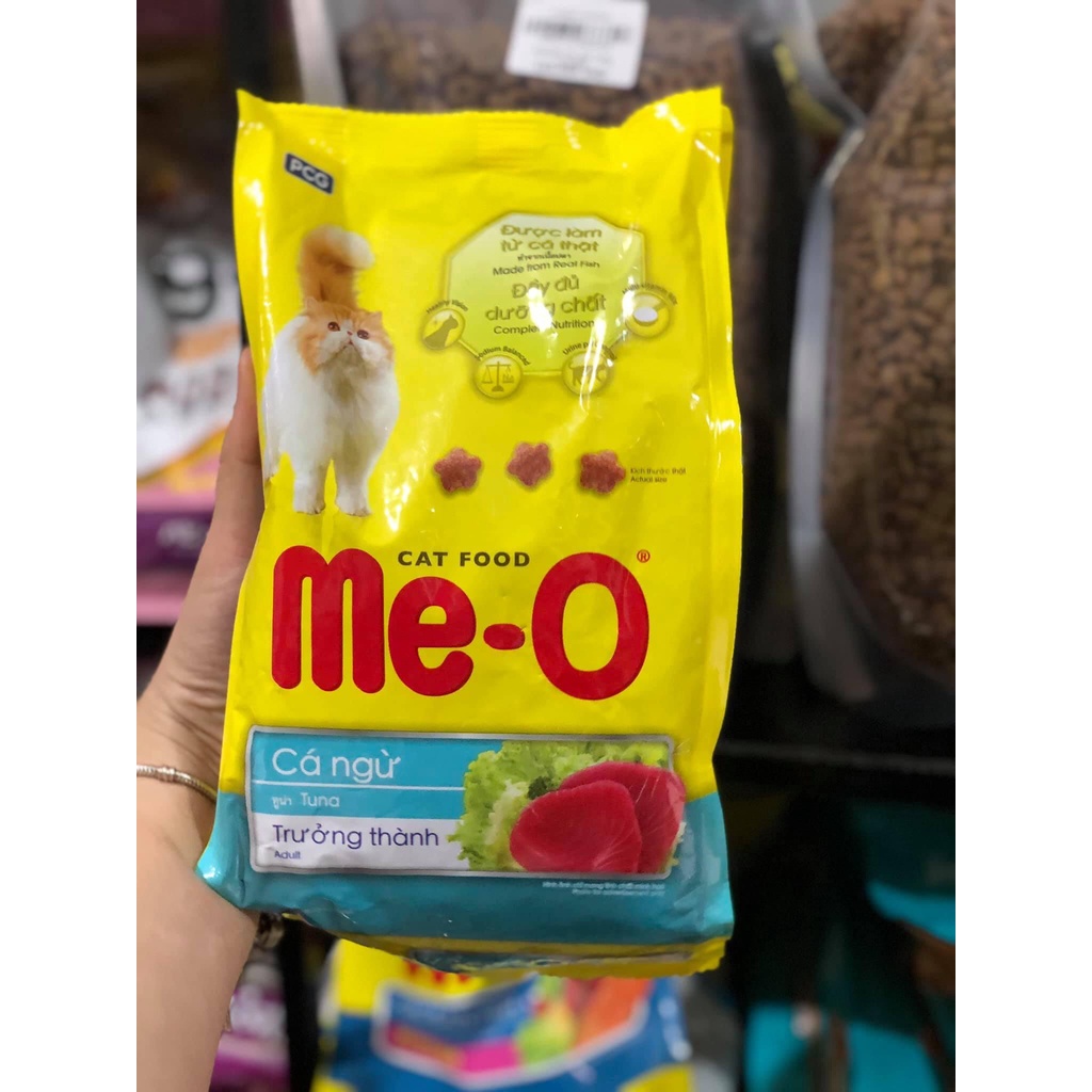 Thức ăn cho mèo ME-O tải nguyên 7kg ⚡CHỈ 1 NGÀY⚡ 1 tải gồm 20 gói nhỏ 350gr Hải sản , Cá ngừ. .. - PET&JOI