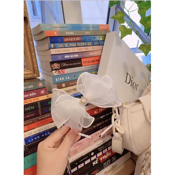 CÀI TÓC 3 TẦNG VOAN TRẮNG CHO BÉ PHONG CÁCH ĐIỆU ĐÀ