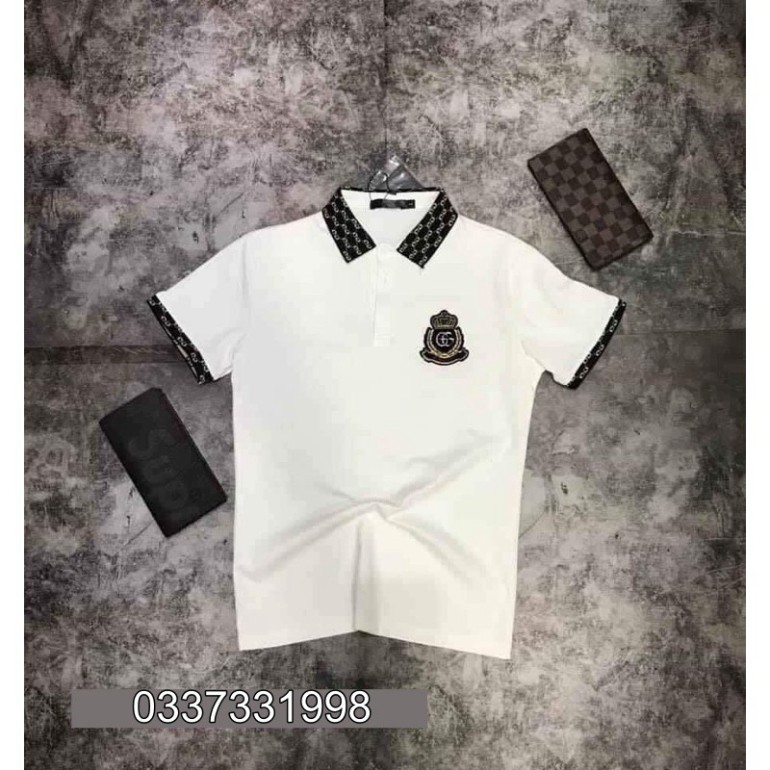 Áo Thun Nam Có Cổ Phối Kẻ Ô Vương Miện GC BB10 < .' | BigBuy360 - bigbuy360.vn