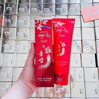 SỮA RỬA MẶT NHÂN SÂM ĐỎ MY GOLD 120ML