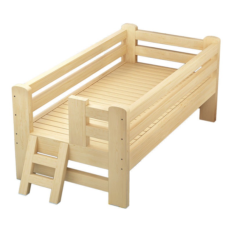 giường mở rộng đường khâu đầu người lớn đơn bé gái có lan can tạo tác nhỏ trẻ em