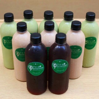 Chai nhựa tròn nắp đen 330ml