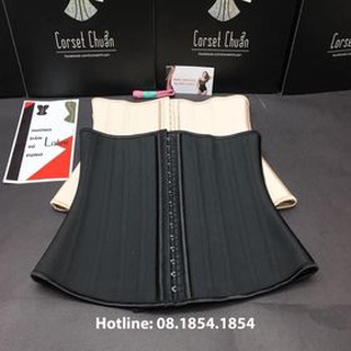 Đai Nịt Bụng corset latex cao su non siết eo 25 xương giảm mỡ bụng Hy Lạp Hàng Chuẩn cao cấp