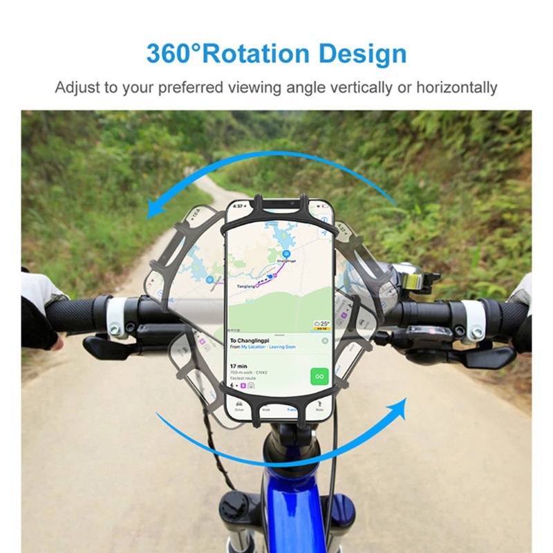 Giá Đỡ Điện Thoại 4-6.5 Inches Gắn Ghi Đông Xe Đạp