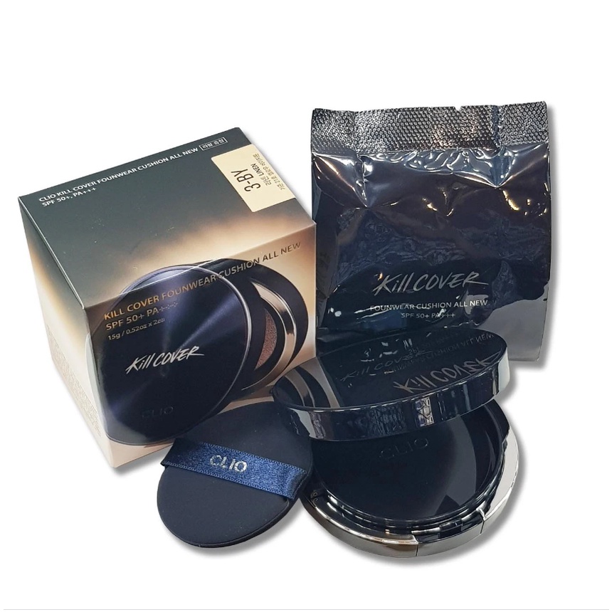 Phấn Nước Clio Kill Cover Fixer Vỏ Vuông