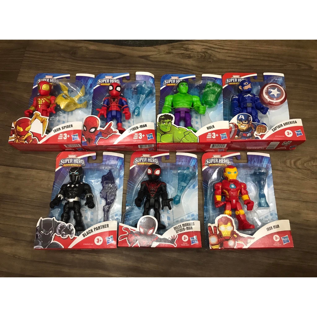 Mô hình Super Hero Adventures trong Avengers-Hàng chính hãng Hasbro(Full box)