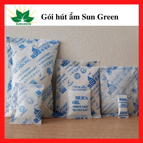 Gói hút ẩm đóng túi 1KG cho thực phẩm khô - thiết bị điện tử loại 1/2/3/5/10/20/50/100/500g SunGreen Silicagel