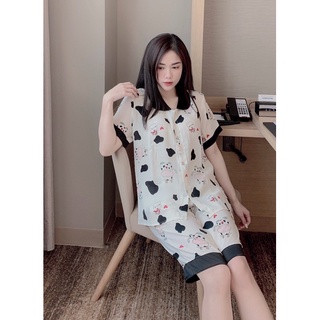 Bộ Nhà Lửng Chất Lụa Mango Mát Lạnh