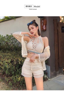 Bộ len móc đi biển