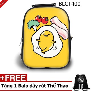 Combo balo học sinh - teen dễ thương gudetama - vblct400