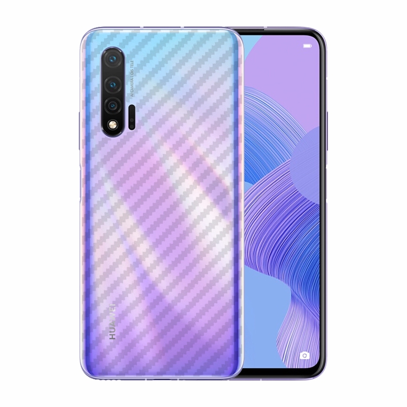 Miếng dán lưng điện thoại carbon 3D trong suốt cho Huawei P60 Pro P30 P20 Pro Nova 11 11i 10 SE 9 SE 8i 7i 5T Y71 Y70