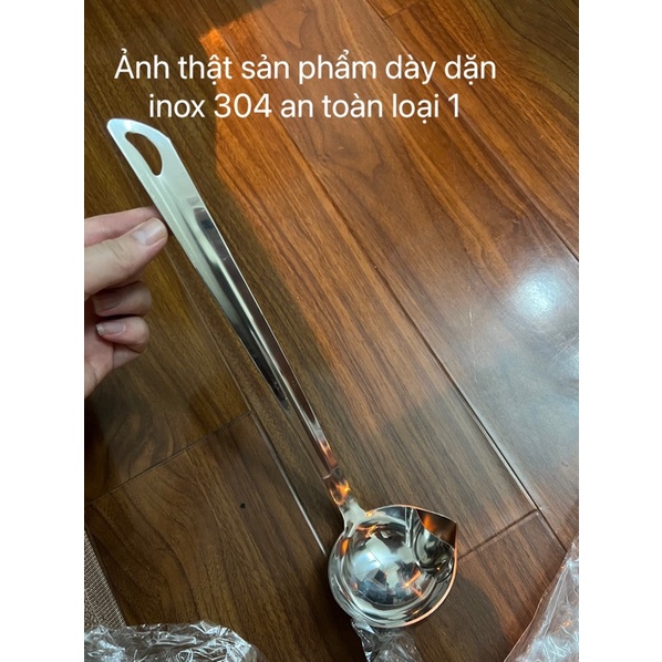 Muỗng canh lọc dầu mỡ thông minh inox 304