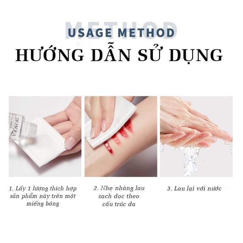 Nước Tẩy Trang Bioaqua 50ml làm sạch lớp trang điểm, không gây kích ứng và xót da HUBEAUTY