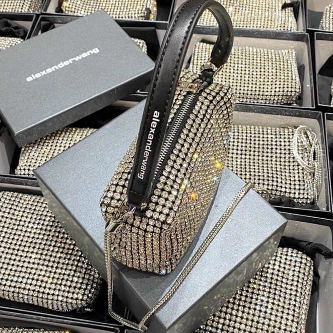 TúiĐính Đá kẹp Nách Size 18 Hàng Cao Cấp Fullbox Bản 2 Dây Đeo Chéo