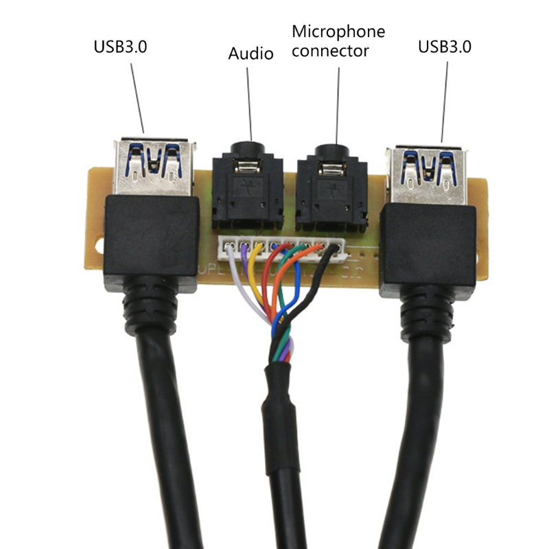 Bảng Mạch Cổng Usb 3.0 + Usb 3.0 + H D Âm Thanh I / O