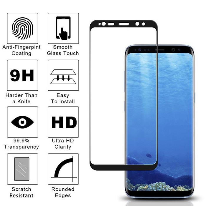 Kính cường lực Full màn 5D cho Samsung A8Plus samsung A8 samsung A(7 2017) samsung A6Plus samsung A6 samsung(5 2017)