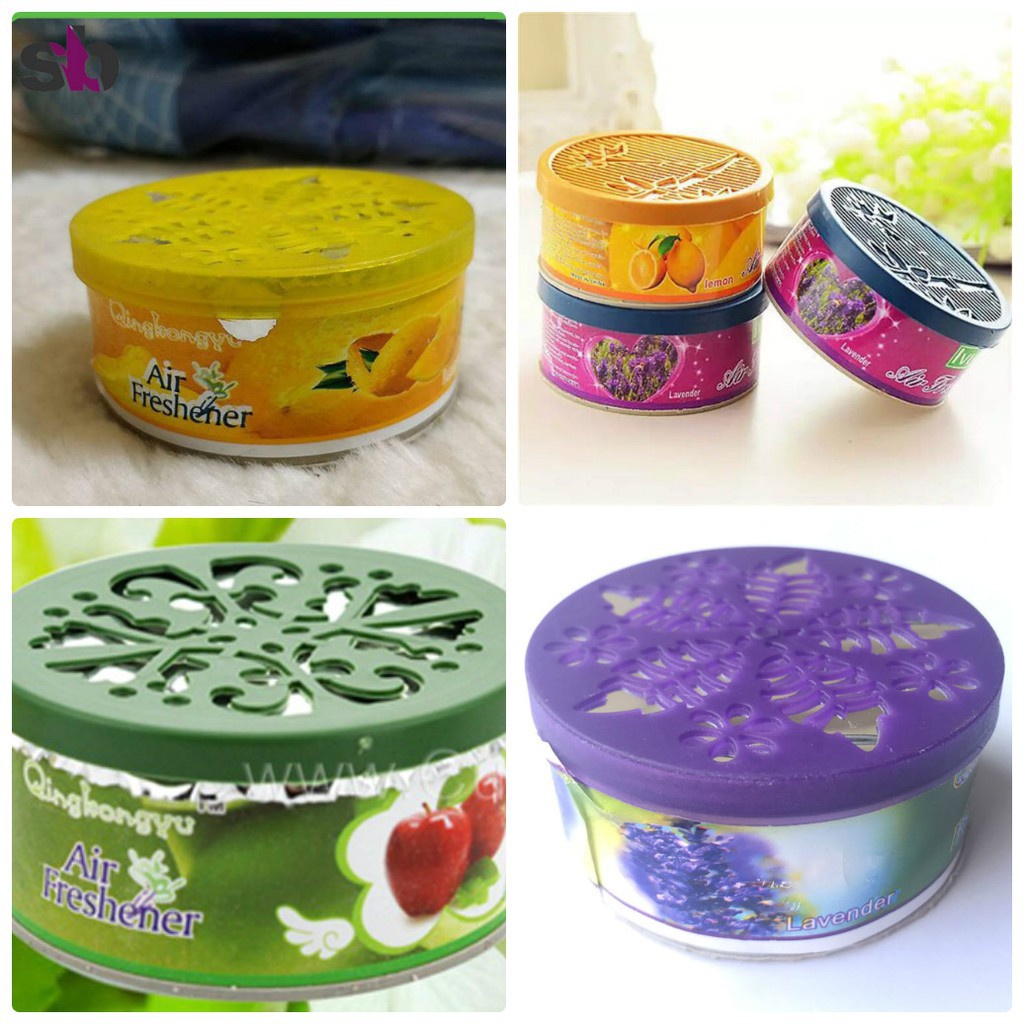 [Tổng Kho Sỉ] Hộp Sáp Thơm DÁNG TRÒN Để Nhà Vệ Sinh, Phòng Ngủ, Nhà Tắm - Sáp Tự Nhiên Khử Mùi Hôi Để Tủ Quần Áo, Ô Tô