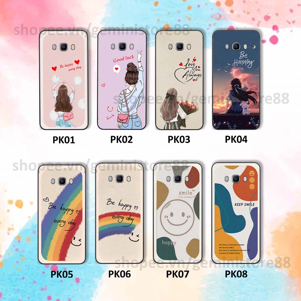Ốp Samsung J5 / J7 2016 / J510 J710 in hình cô gái be happy trẻ trung cá tính năng động