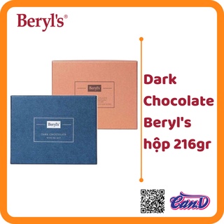 (2 vị) Dark Chocolate Beryl's hộp 216gr