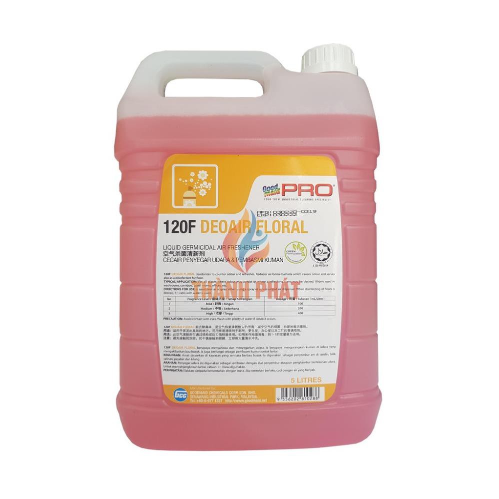 Dung dịch khử mùi Goodmaid Pro GMP 120F DEOAIR FLORAL 5L