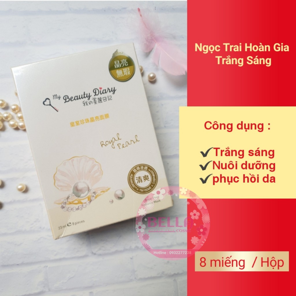 Mặt Nạ My Beauty Diary Ngọc Trai Hoàng Gia – Trắng Sáng