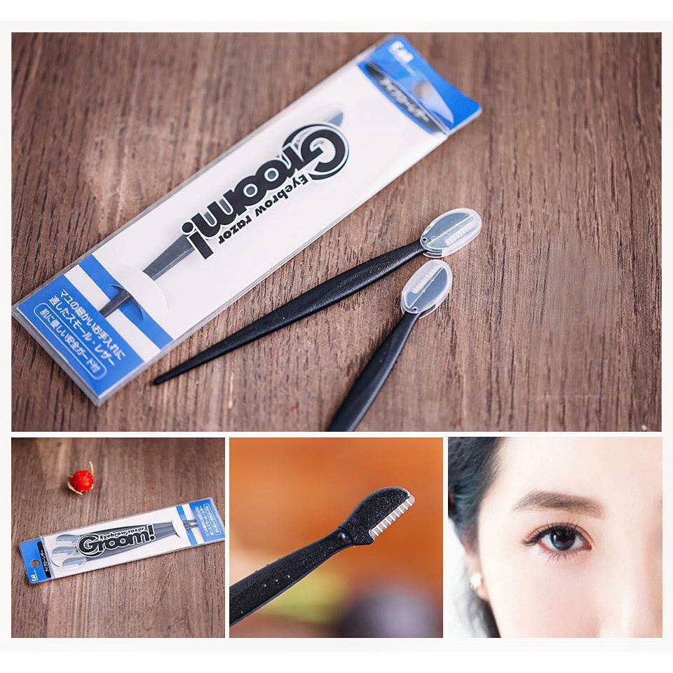 Dao Cạo Lông Mày Kai Groom! Eyebrow Razor (1 CÁI)