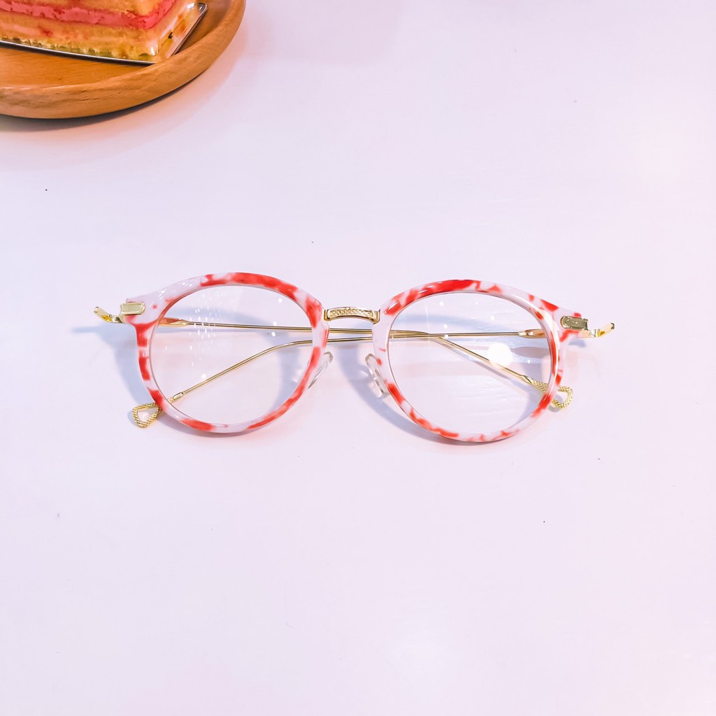 MẮT KÍNH GỌNG CẬN FORM TRÒN KIM LOẠI CHÂN GỌNG TAM GIÁC 558 SIÊU ĐẸP | BigBuy360 - bigbuy360.vn