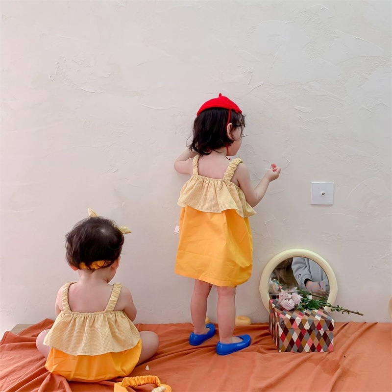 Đầm Hoa Tulip Xinh Xắn Cho Bé Gái