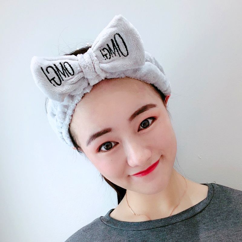 Băng đô cài tóc rửa mặt OMG Hàn Quốc phụ kiện tóc hỗ trợ cố định tóc BĐ15