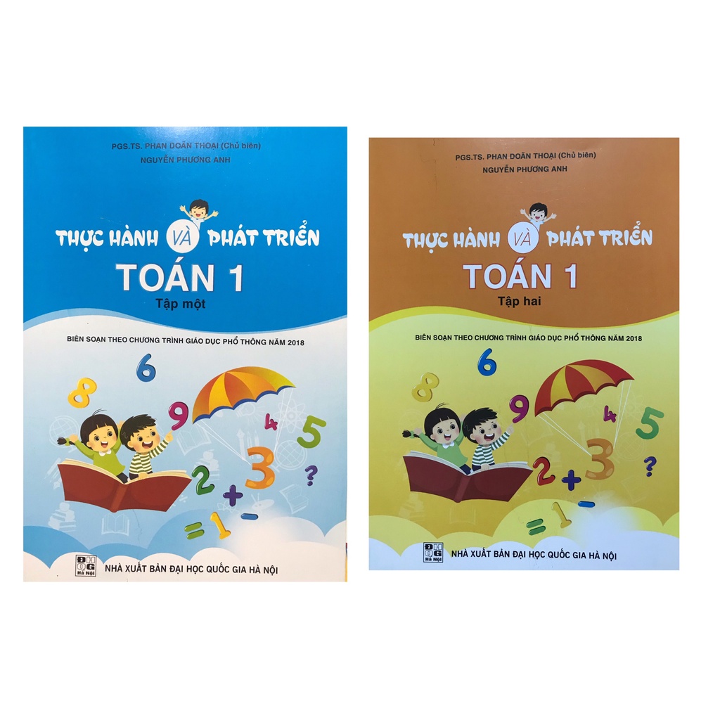 Sách - Combo Thực hành và phát triển toán 1 tập 1 tập 2 ( theo chương trình giáo dục phổ thông 2018 )