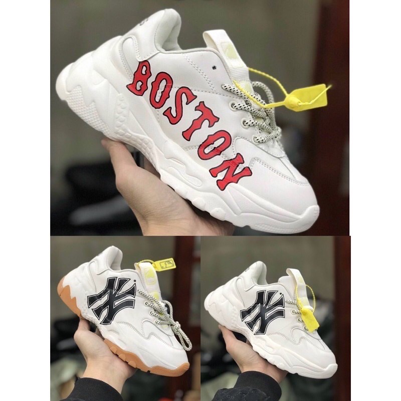 💦✅ Boston – Giày Boston – Giày Thể Thao Nam Nữ NY 🌟 IN 3D Đế Độn