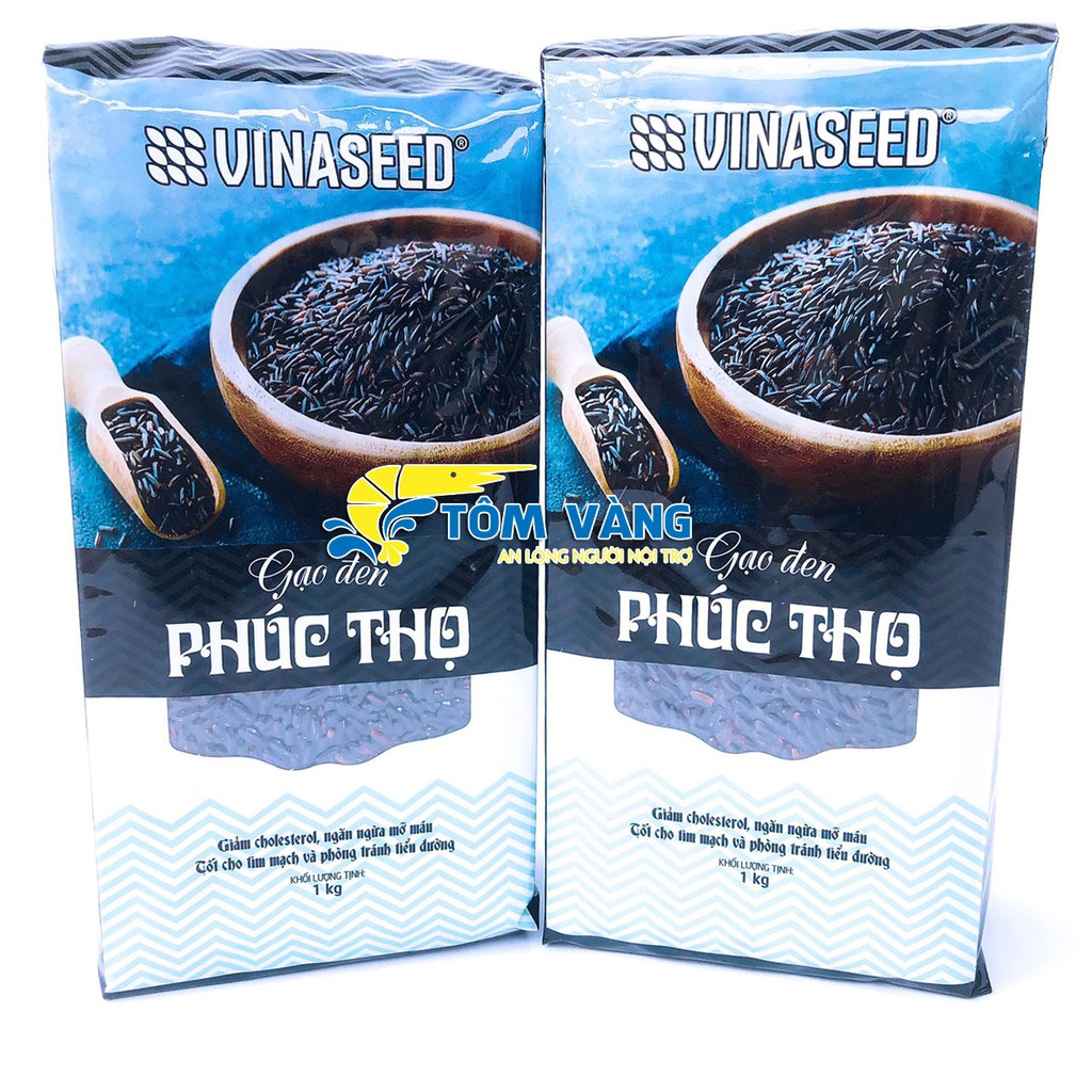 [Túi nilong] Gạo Lứt Đen Phúc Thọ  - Gạo Công ty cổ phần giống cây trông trung ương (Vinaseed) - Tomvangfood