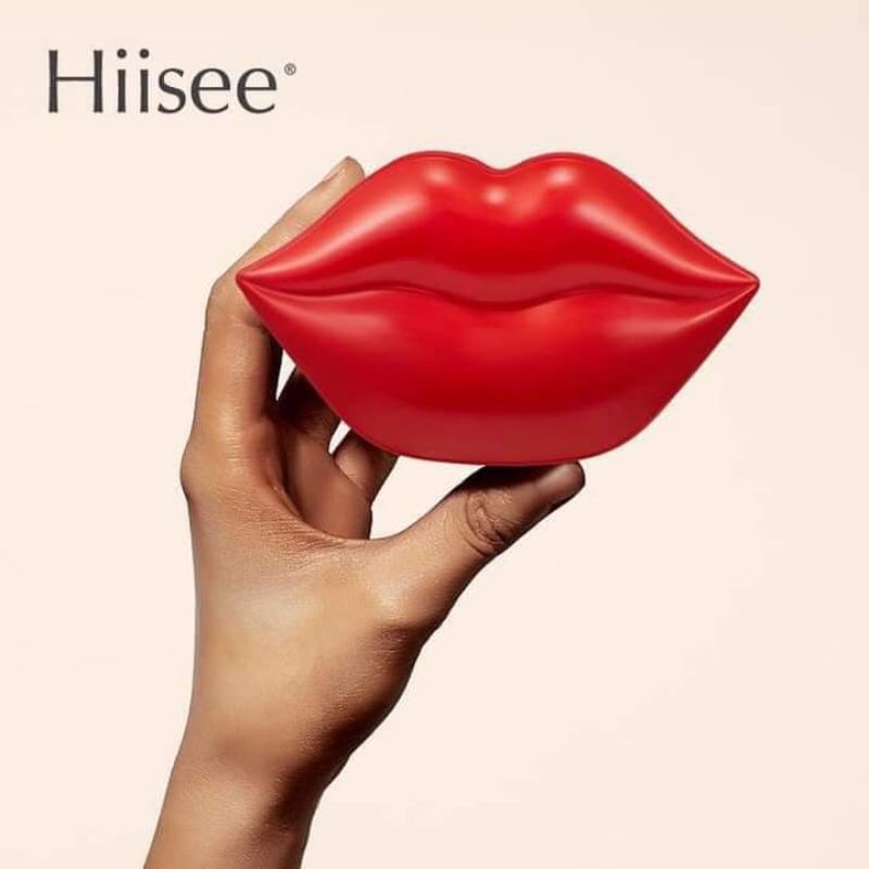 Hộp 20 miếng mặt nạ dưỡng ẩm môi HIISEE Rose Moisturizing Lip Mask