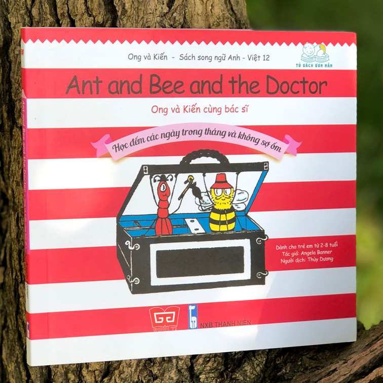 Sách - Ong và Kiến 12 - Ong và Kiến cùng Bác sĩ - Học đếm các ngày trong tháng và không sợ ốm