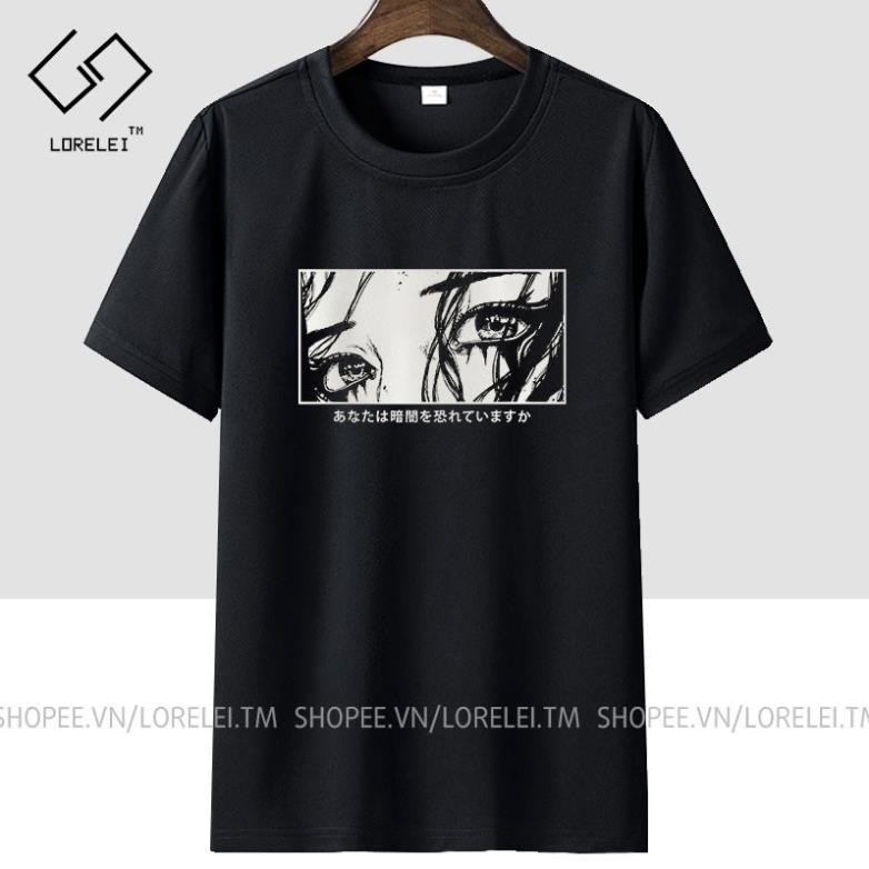 Áo thun Anime Aesthetic Are You Afraid Of The Dark (Black) ngắn tay